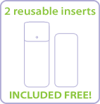 two bumGenius reusable inserts included free